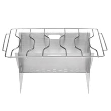 Load image into Gallery viewer, Lixada Portable Folding Stainless Steel Wood Burning Stove w/Bellows