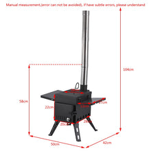 Load image into Gallery viewer, Folding Firewood Stove - Portable