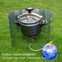 Load image into Gallery viewer, Aluminum Alloy Camping Stove Windshield