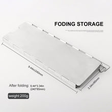 Load image into Gallery viewer, Aluminum Alloy Camping Stove Windshield