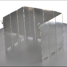Load image into Gallery viewer, Aluminum Alloy Camping Stove Windshield