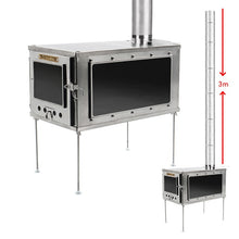 Load image into Gallery viewer, Ultralight Titanium Alloy Wood Stove