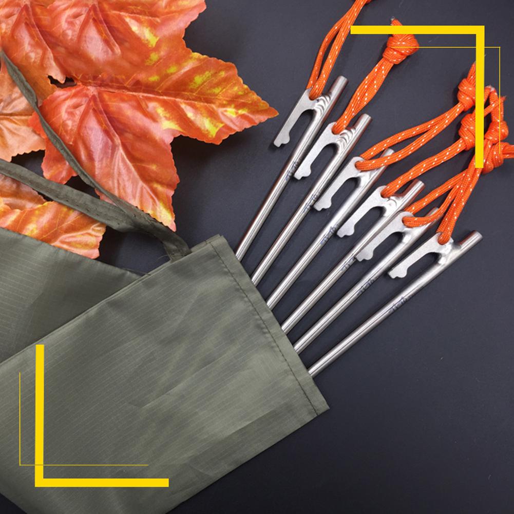 HiMISS High Strength Titanium Alloy Tent Pegs