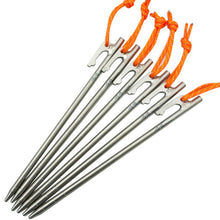 Load image into Gallery viewer, HiMISS High Strength Titanium Alloy Tent Pegs
