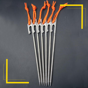 HiMISS High Strength Titanium Alloy Tent Pegs