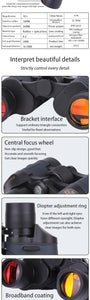 High-definition 60X60 binoculars