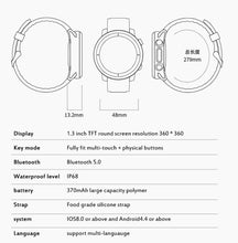 Load image into Gallery viewer, ECG Outdoor Smart Watch (choose black or red)
