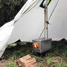 Load image into Gallery viewer, Ultralight Titanium Alloy Wood Stove
