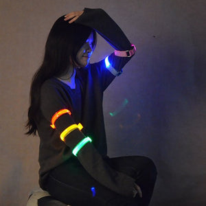 1pcs/set LED Light Armband USB Rechargeable