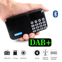 Load image into Gallery viewer, Rechargeable Pocket-size Digital FM Radio w/Bluetooth
