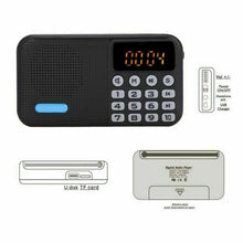 Load image into Gallery viewer, Rechargeable Pocket-size Digital FM Radio w/Bluetooth
