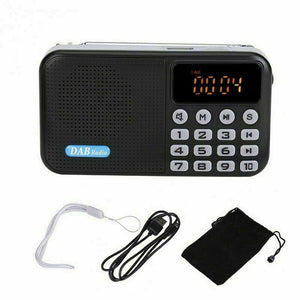 Rechargeable Pocket-size Digital FM Radio w/Bluetooth