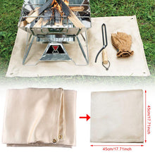 Load image into Gallery viewer, 45*45cm (18&quot;x18&quot;) Fire Blanket - Glass Fiber Insulation Mat
