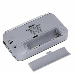 Rechargeable Pocket-size Digital FM Radio w/Bluetooth